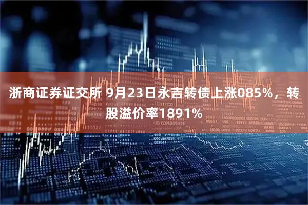 浙商证券证交所 9月23日永吉转债上涨085%，转股溢价率1891%